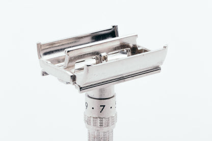 1962 H1 Gillette Slim Adjustable Double Edge Safety Razor | Original Condition