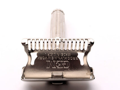 1940s Gem 1912 Style SE Safety Razor |  Factory Nickel Revamp