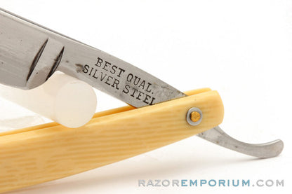 5/8" Best Quality Silver Steel Kansas City Cutlery Co. Straight Razor | Germany