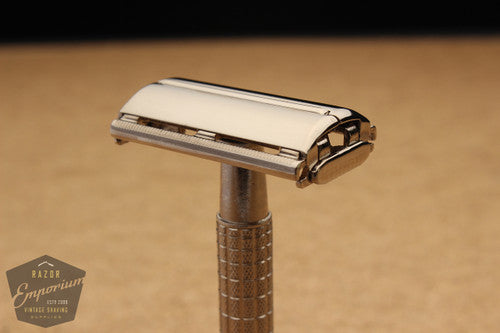 Gillette 1963 Flair Tip DE Super Speed Razor * Nickel REVAMPED