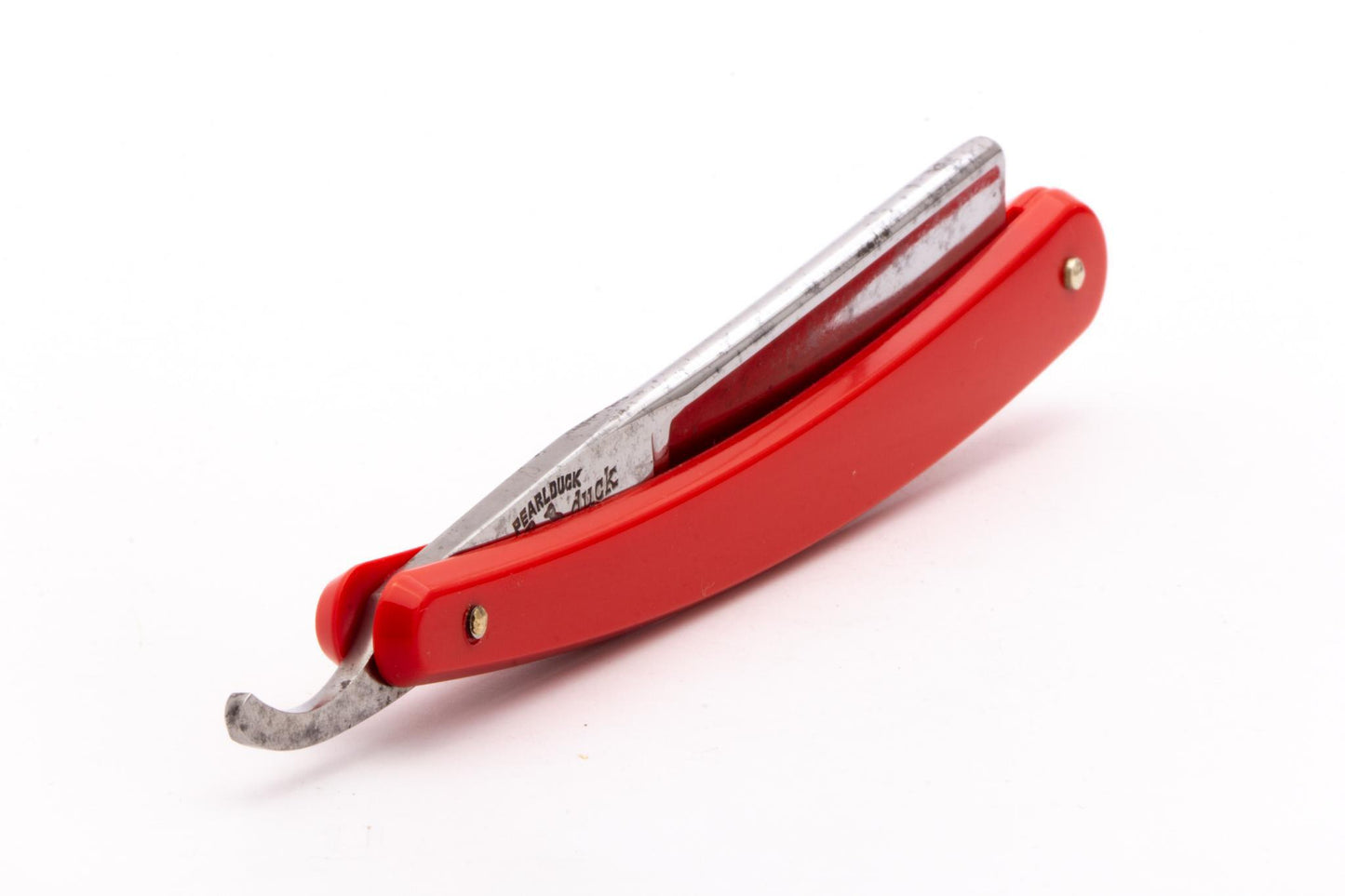 5/8" Dubl Duck Satinedge Vintage Restored Pearl Duck Straight Razor