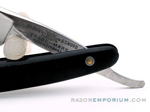 6/8'' Crown & Sword "Magnetic" Barbers Notch Straight Razor | Germany