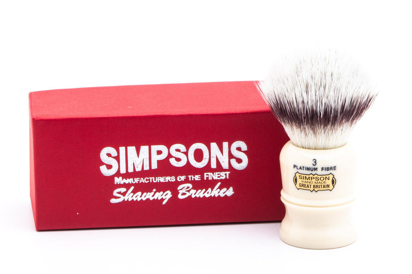Simpsons | The Duke 3 Platinum Fibre Synthetic Shave Brush