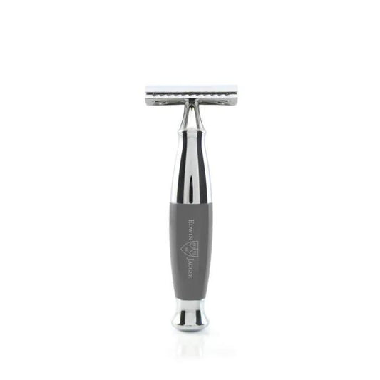 Edwin Jagger | Grey & Chrome DE Safety Razor