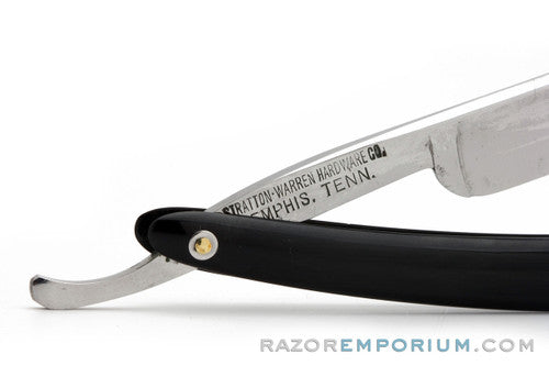 9/16" Trademark R4 RZREDG Stratton-Warren Hardware Co. Straight Razor | Memphis, Tenn.