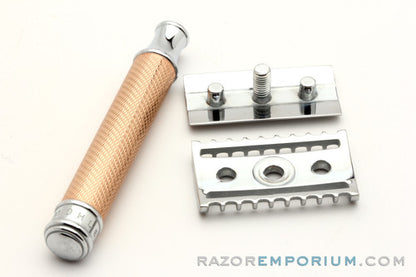 MÜHLE Rose Gold Chrome Double Edge Safety Razor