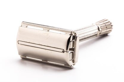 1954 Z3 Gillette TV Special Super Speed Double Edge Safety Razor | Factory Nickel Revamp