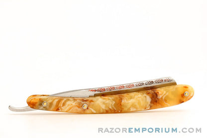 5/8" Dorko #105 Vintage Round Point Straight Razor