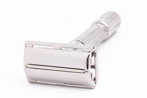 1958 Gillette Fatboy Adjustable Double Edge Factory Nickel Revamp