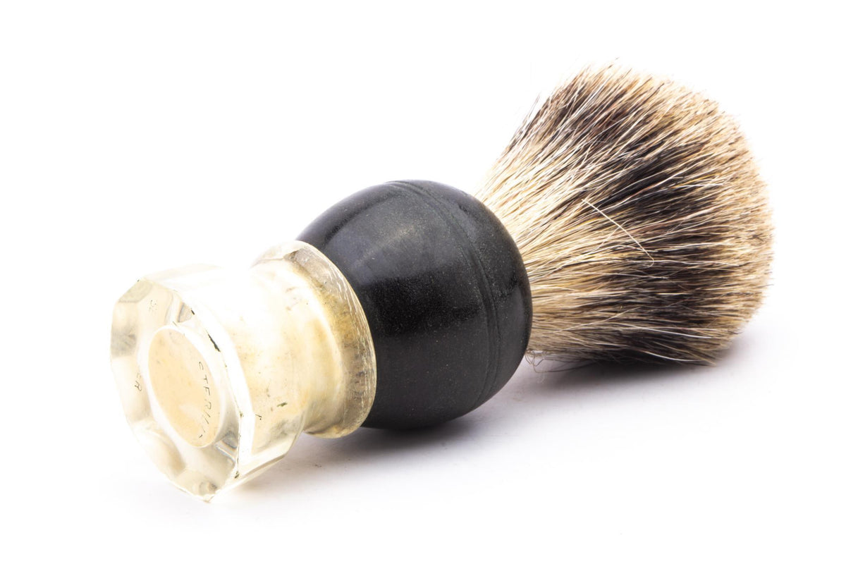 Unbranded Razor Vintage Restored | Unbranded Clear Handle Badger Shave Brush – Razor ...