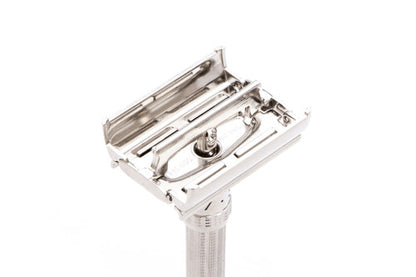1965 K1 Gillette Slim Adjustable Safety Razor  | Factory Nickel Revamp