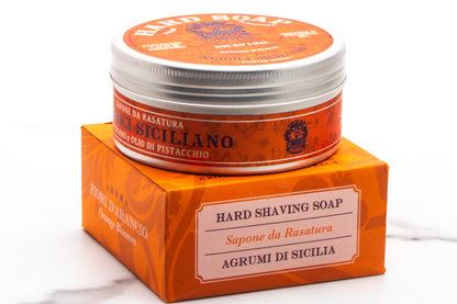 Abbate Y La Mantia | Agrumi di Sicilia - Neroli Siciliano Hard Shaving Soap, 150g