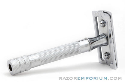 Merkur 33C Chrome Plated DE Safety Razor - Used Shave Ready