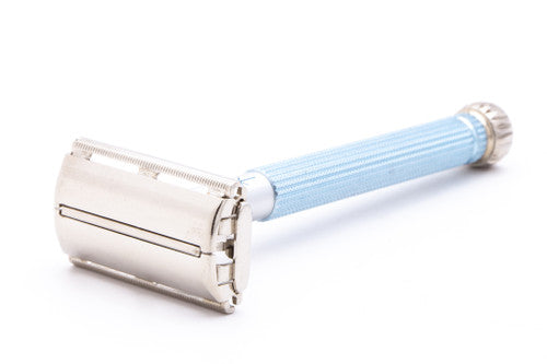 1963 I1 Gillette Lady Blue Star Double Edge Safety Razor | Original Condition