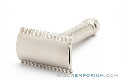 1921 Gillette New Improved Tuckaway DE Safety Razor | Factory Nickel Revamp