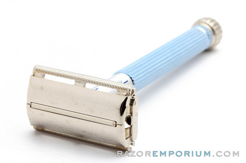 1964 J4 Gillette Lady Blue Star DE Safety Razor