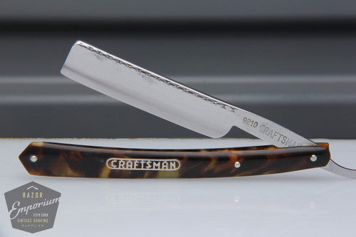 5/8" Craftsman Straight Razor w/ Tortoise Scales Hollow | Solingen, Germany
