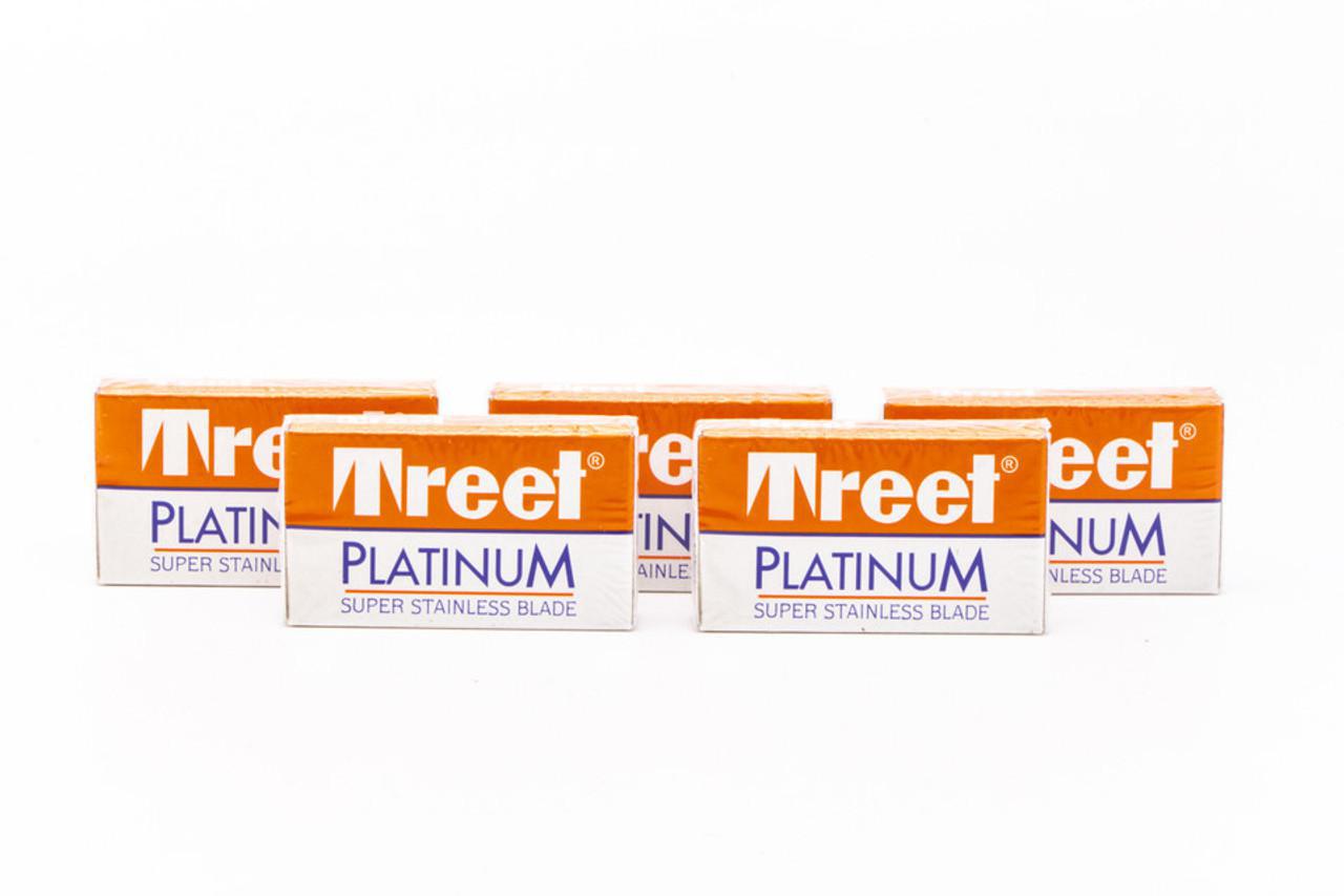Treet Platinum Super Stainless Double Edge (DE) Razor Blades
