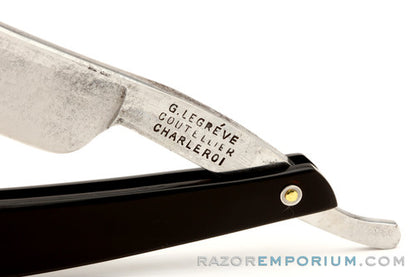 6/8" G. Legreve Coutellier Charleroi Diplome et Medaille D'or 78 Straight Razor | France