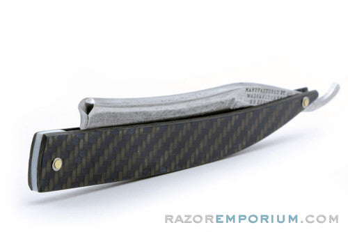 6/8" Wade & Butcher Straight Razor | Carbon Fiber Scales Sheffield, England