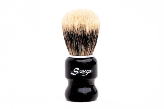 Semogue Torga-C5 Texugo Finest Badger Shaving Brush (Jet Black)