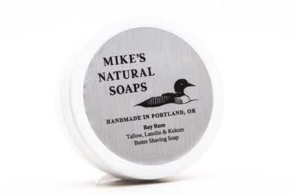 Mike's Natural Soap | Bay Rum Shaving Soap