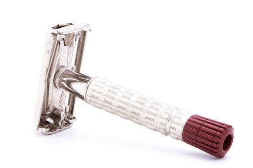 1956 Gillette Red Tip Heavy Super Speed Safety Razor B4
