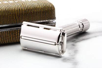 1953 Y2 Gillette President Double Edge Safety Razor Set | Rhodium Revamp