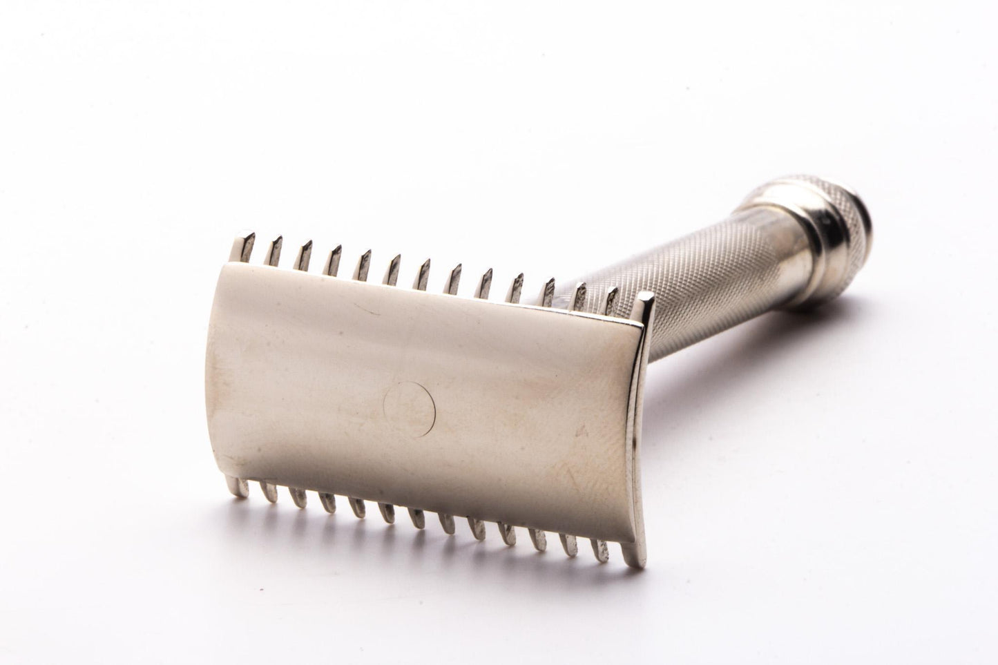 1910 Gillette Ball End Old Type Double Edge Safety Razor | Factory Nickel Revamp