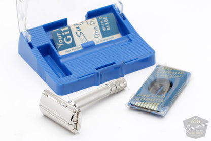 1954 Gillette Z3 Super Speed Double Edge in Blue Case