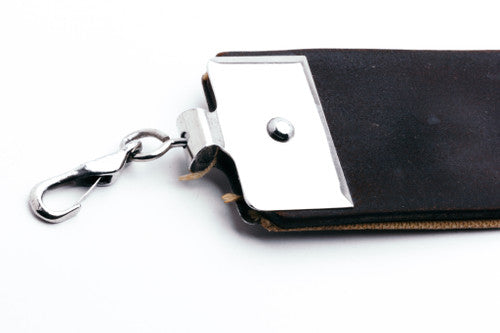 Vintage "Genuine Russian" Straight Razor Leather Strop