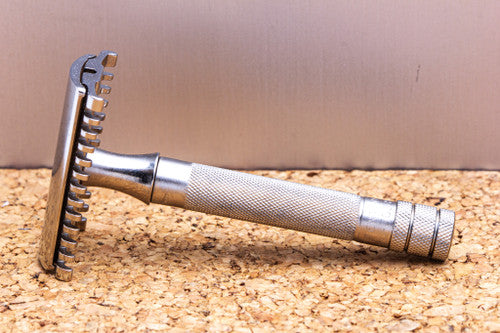 1934 Gillette No88 Three Piece Open Comb Safety Razor | Factory Nickel Revamp