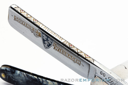5/8" Fhoso #66 Complete 7 Day Hollow Grind Straight Razor Set | Solingen Wald Germany