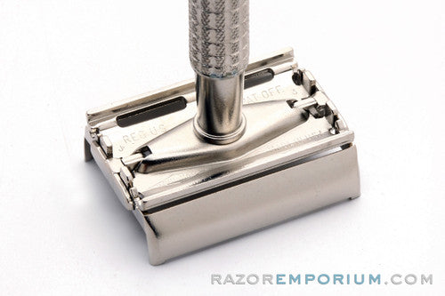 1964 Gillette Flair Tip Super Speed DE Safety Razor Factory Nickel