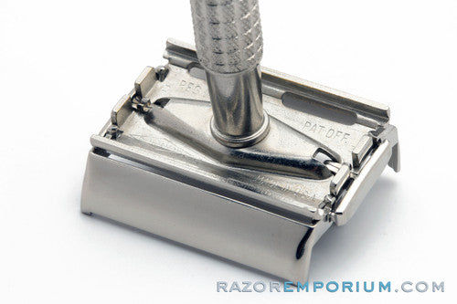 1954 Gillette Regular Flair Tip Super Speed Safety Razor Factory Nickel Revamp
