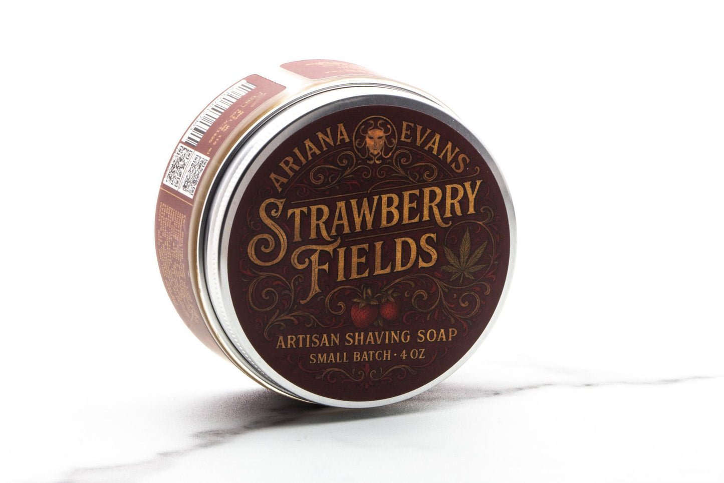 Ariana & Evans | Strawberry Fields Artisan Shaving Soap