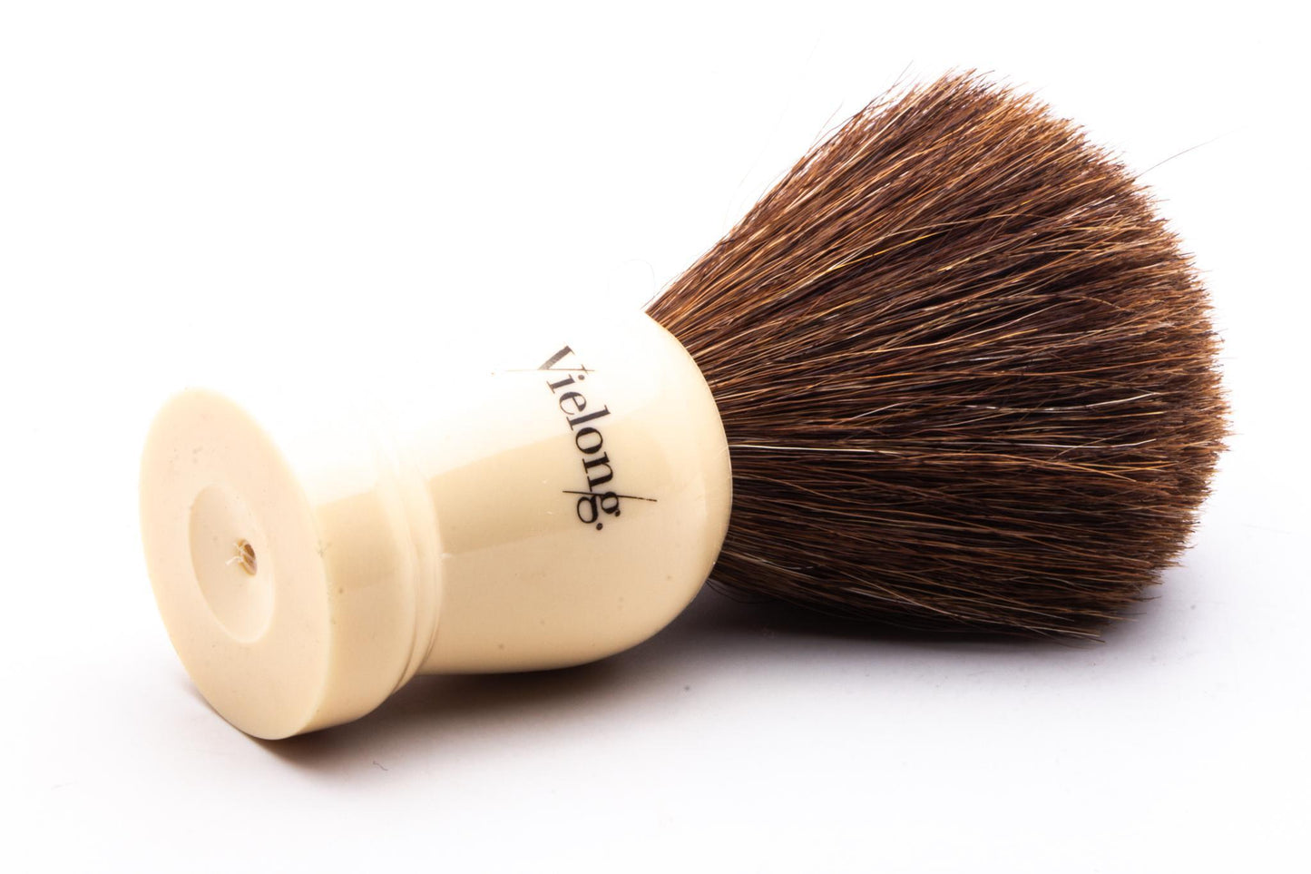 Vielong | Brown Horsehair Alter Shaving Brush with Ivory Handle