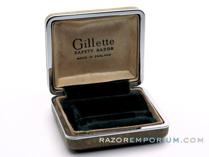 1950's Gillette British Aristocrat Safety Razor Case Only - New Old Stock