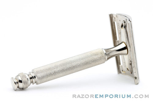 1957 Gillette Ball End Tech C4 DE Safety Razor