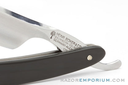 6/8" H. Boker Elite Round Point Straight Razor | Shave Ready
