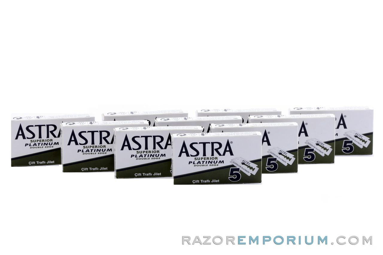 Astra Superior Platinum (Green) Double Edge Blades | Made In India
