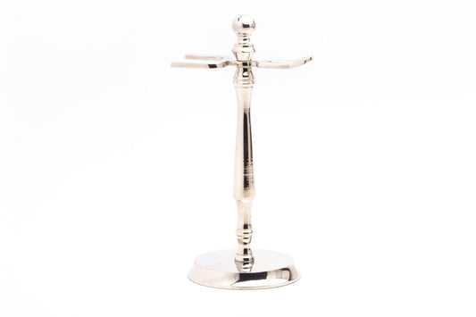 Two Piece Stainless Steel Razor or Brush Stand