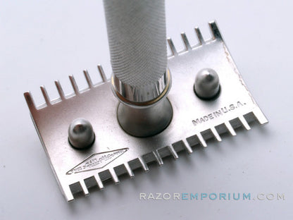 1920's Gillette Single Ring Old Type DE Safety Razor | Nickel Revamp