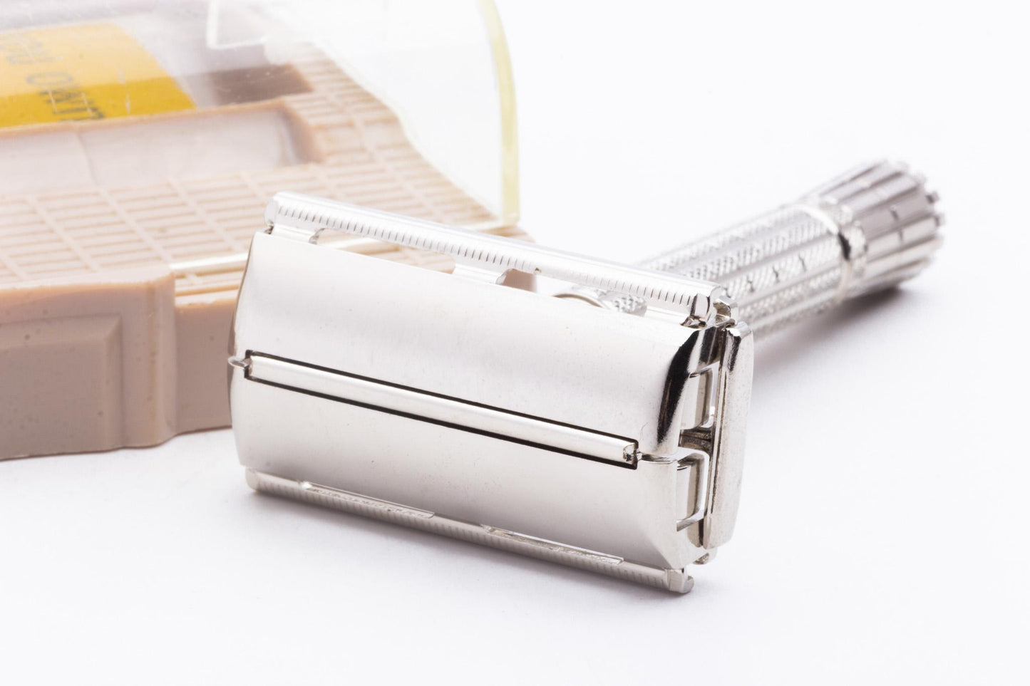 1957 C4 Gillette Flare Tip Super Speed Safety Razor Set | Original Condition