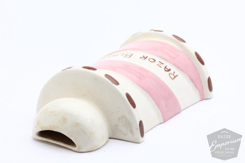 Porcelain Pink Barber Pole | Blade Safe