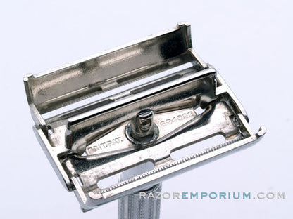 1960's Gillette Blue Tip Light Super Speed Safety Razor - Made in England