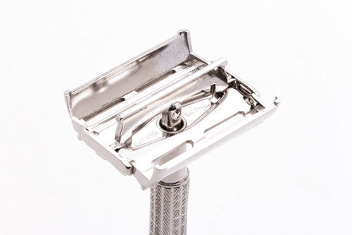 1956 Gillette B1 TTO Flare Tip DE Safety Razor | Rhodium Revamp