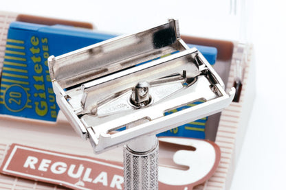 1956 Gillette Regular Flare Tip Double Edge Super Speed Set - B1