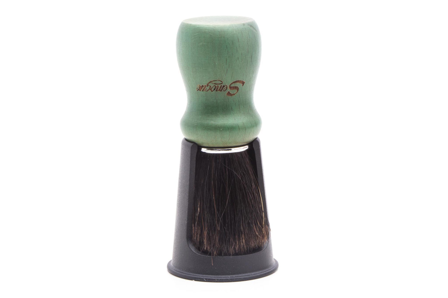 Semogue | Pharos-C3 Ocean Green Pure Black Horse Shaving Brush