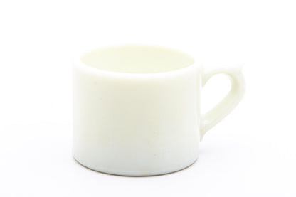 Milky White Shaving Mug